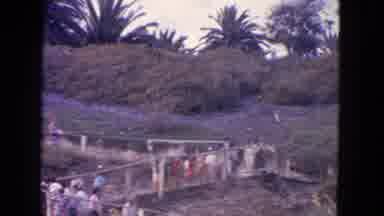 San Francisco California (1963): A Child Is Playing In The Garden With School