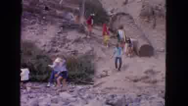 San Francisco California (1963): A Group Of Several Children Walking Down A Hill