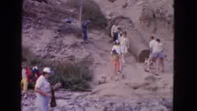 San Francisco California (1963): People Walk Down To Beach And Then Shells