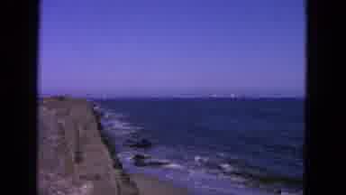 San Francisco California (1963): The Blue Sea Water Rashes To Touch The Sand Land