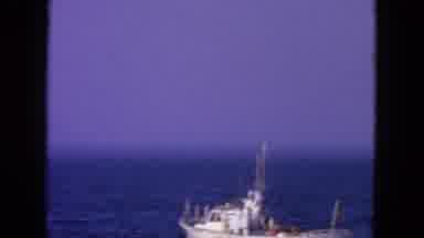 San Francisco California (1963): Men On Boat Voyage In The Middle Of The Sea