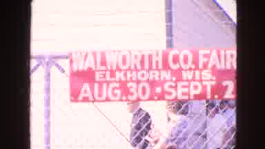 Walworth Wisconsin USA (1963): All The Persons Are In The Horse Dent Seeing Very