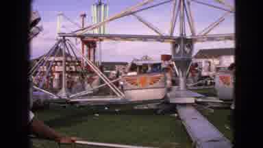 Walworth Wisconsin USA (1963): Vintage Video Of People Riding A Spinning Carnival