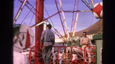 Walworth Wisconsin USA (1963): The People Were Riding To The Giant Wheel On The