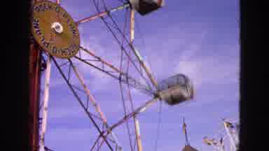 Walworth Wisconsin USA (1963): They Are Checking The Ferris Wheel In The Park