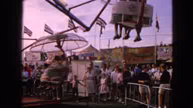 Walworth Wisconsin USA (1963): People Spending Time At A Fair Or Carnival Enjoying