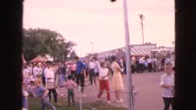 Walworth Wisconsin USA (1963): The Person Is Doing Singing In The Stage