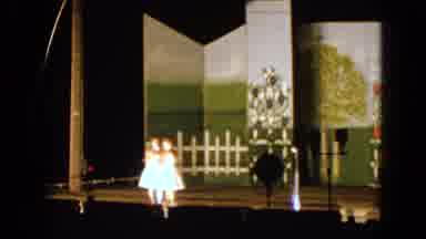 Walworth Wisconsin USA (1963): Twin Girls Performing On Stage