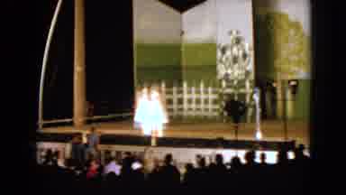 Walworth Wisconsin USA (1963): Two Women In Beautiful Dressed Performing A Song On