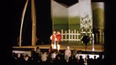 Walworth Wisconsin USA (1963): Children's Play With A Nice Painted Set And Teacher