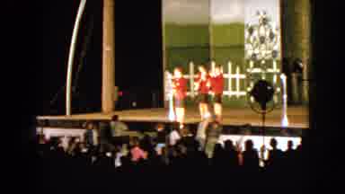 Walworth Wisconsin USA (1963): People Watches The Play As Actors Perform On The