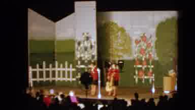 Walworth Wisconsin USA (1963): Children Bowing On Stage At A Show At The Local