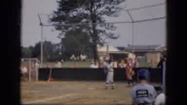 Albany New York (1964): Little League Baseball Player Up To Bat