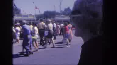 Disneyland California (1962): People United In An Open Space During A Sunny Day