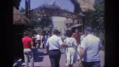 Disneyland California (1962): People Are In The Roadside