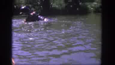 Disneyland California (1962): Footage Taken From Moving Boat On River Where Two