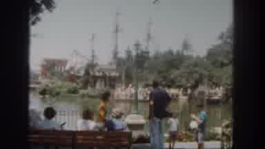 Disneyland California (1962): People In A Park On A Sunny Day