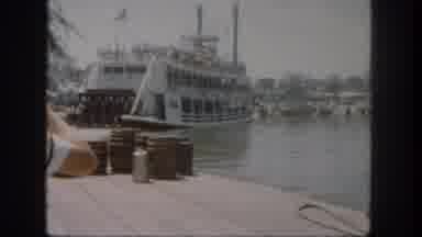 Disneyland California (1962): The Biggest Ship Is Going To The Water Very Happily