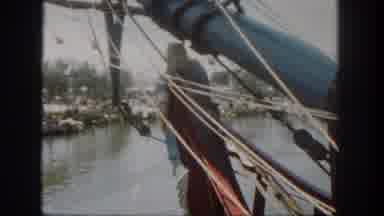 Disneyland California (1962): A View From The Prow Of A Ship Looking At The