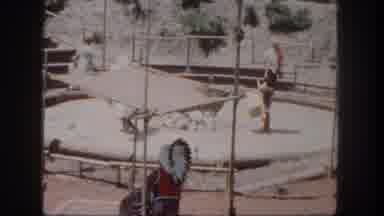 Disneyland California (1962): Indian Festival With Dancing Around A Stone Pile