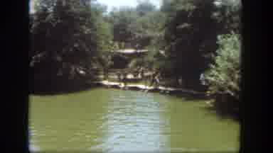 Disneyland California (1962): People Near River