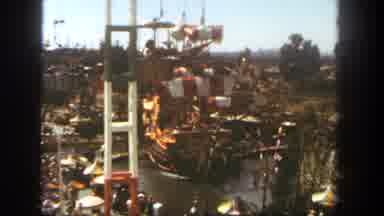Disneyland California (1962): People Having Fun Riding The Rides At The