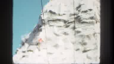 Disneyland California (1962): People Climbing A Cliff Or Mountain And Then