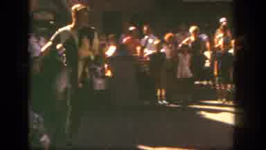 Disneyland California (1962): Clown Makes A Show In The Crowd In A Circus