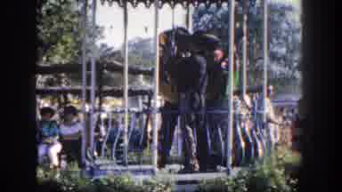 Disneyland California (1962): Mariachi Band Playing For A Small Crowd On A
