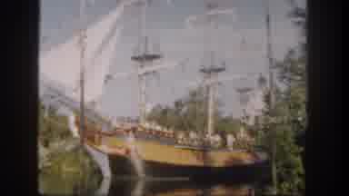 Disneyland California (1962): The Ship Is Going Very Slowly Look Like A Very Sweet