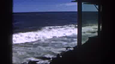 San Diego California (1962): The Vast Beach Near The Restaurant The Waves Are