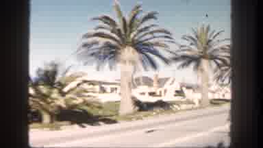 San Diego California (1962): Driving Down The Street In A Beach Town