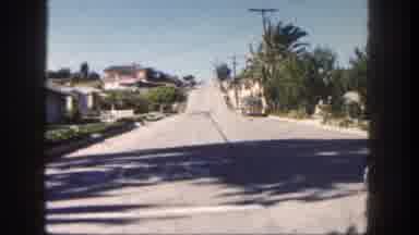 San Diego California (1962): View Of Mountains Houses Ocean And Green Trees On A