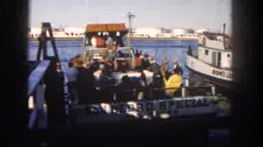 San Diego California (1962): People Are Doing Walking In The Harbour