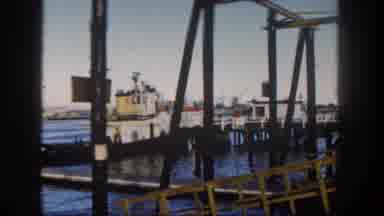 San Diego California (1962): Woman Wearing White Shirt Looks At White Pier