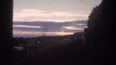 San Diego California (1962): Sunset View Over Suburbs From A Window