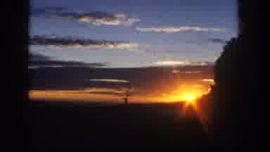 San Diego California (1962): Colorful Sunset On A Slightly Windy Day