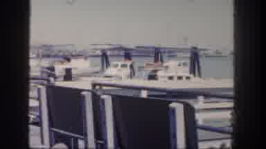 San Diego California (1962): Video Of Boats On A Pier