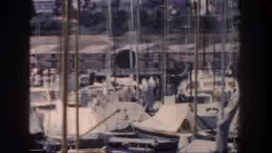San Diego California (1962): The Person Is Going To The Car Very Fastly