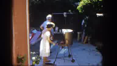 San Diego California (1962): The Girl Is Doing Something In The House
