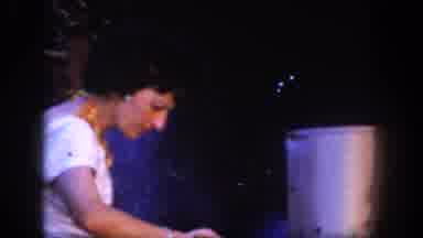 San Diego California (1962): Woman Cooking Dress Cookout Bbq Motel City Night