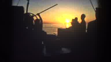 San Diego California (1962): Sunset Boating Coming Into Port
