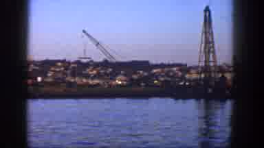 San Diego California (1962): Coastal Shore Of Industry On The Hillsides