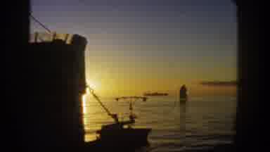 San Diego California (1962): Sunset On The Calm Water