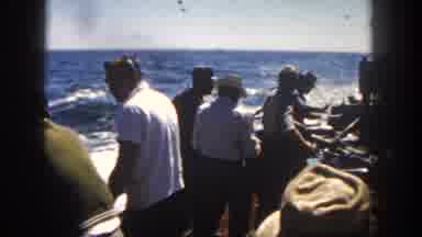 San Diego California (1962): A Lot Of Men On A Boat Going Fast With A Lot Of Stuff