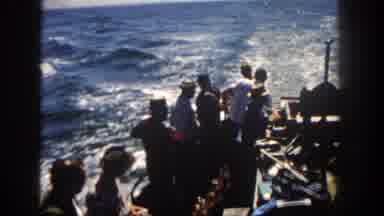 San Diego California (1962): People Standing By Railing On Boat Deck