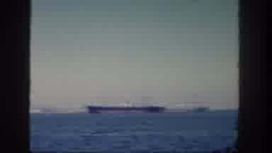 San Diego California (1962): Boats On Water And A Buoy But There's Land In The