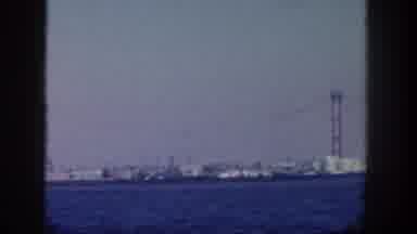 San Diego California (1962): The Vast Ocean In Between Bridge And So Many Ships