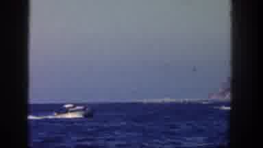 San Diego California (1962): Enjoying His Holiday Trip In The Boat On The Ocean