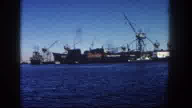 San Diego California (1962): View Of Seaport And Blue Ocean Water On A Sunny Day